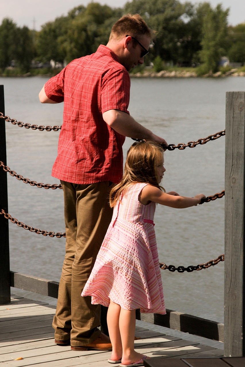 Father with child