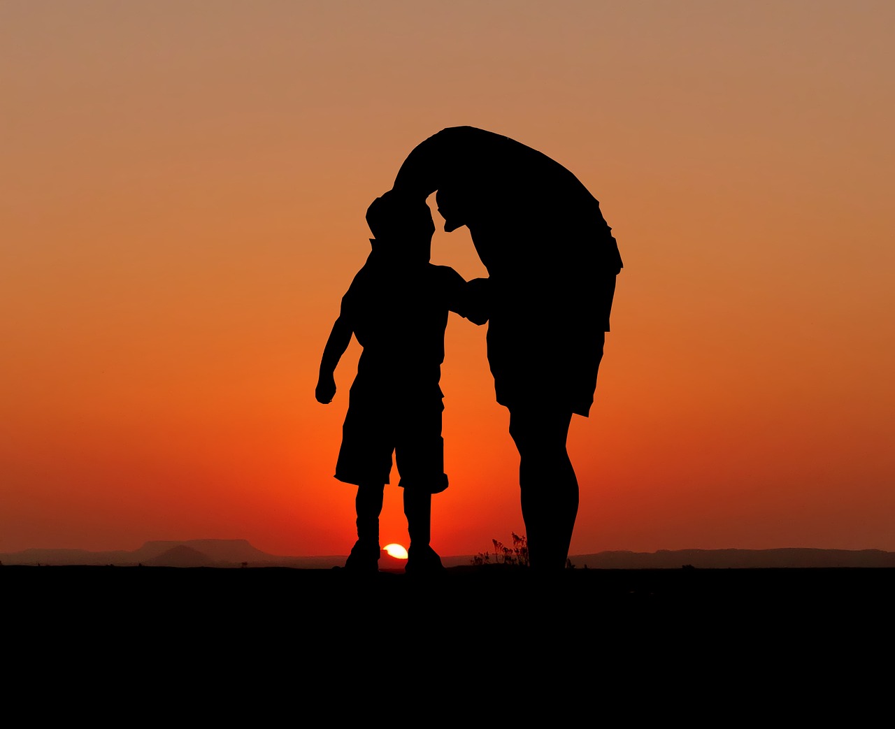Beautiful sunrise representing hope